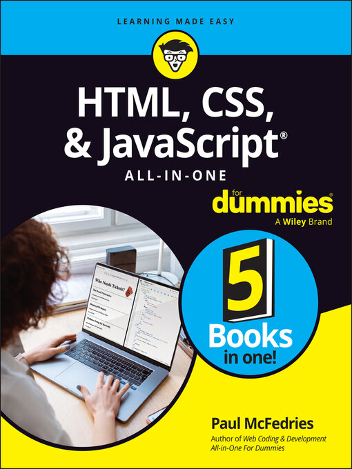 Title details for HTML, CSS, & JavaScript All-in-One For Dummies by Paul McFedries - Wait list